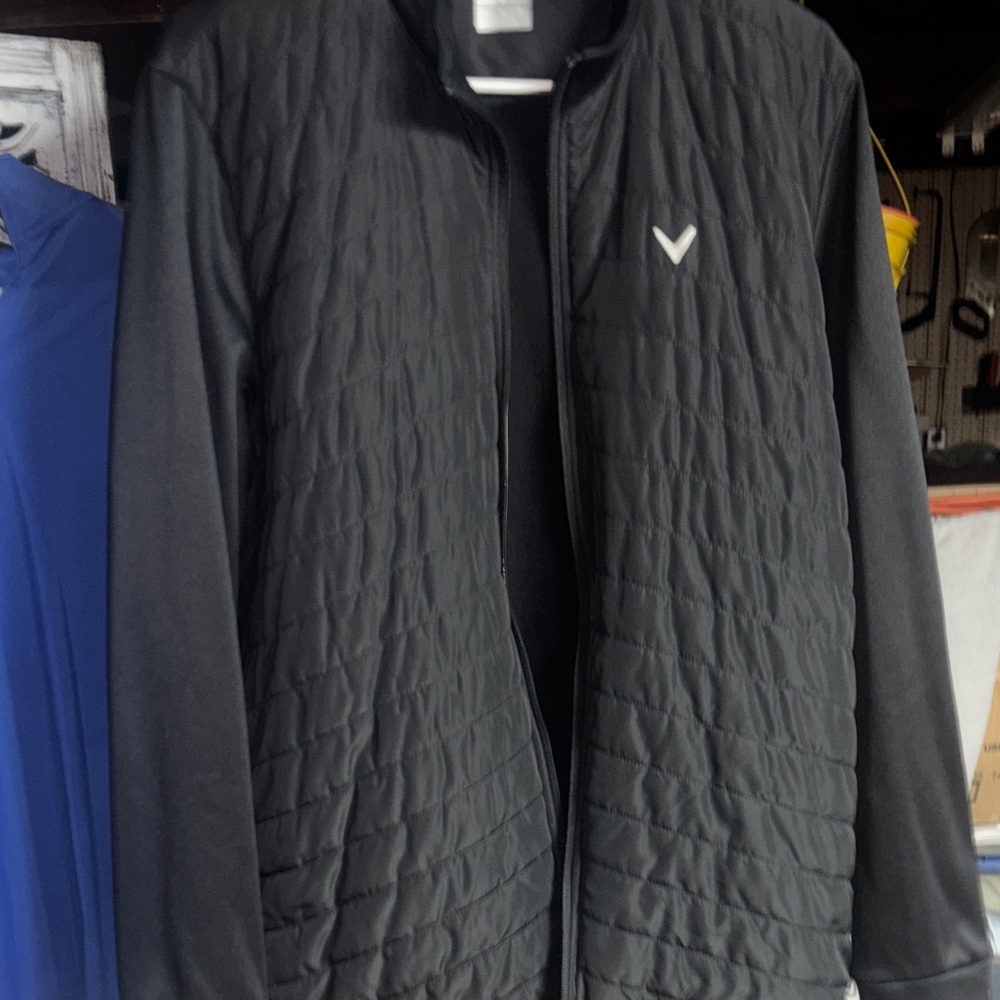 Callaway Men's Black Quilted Puffer Jacket
